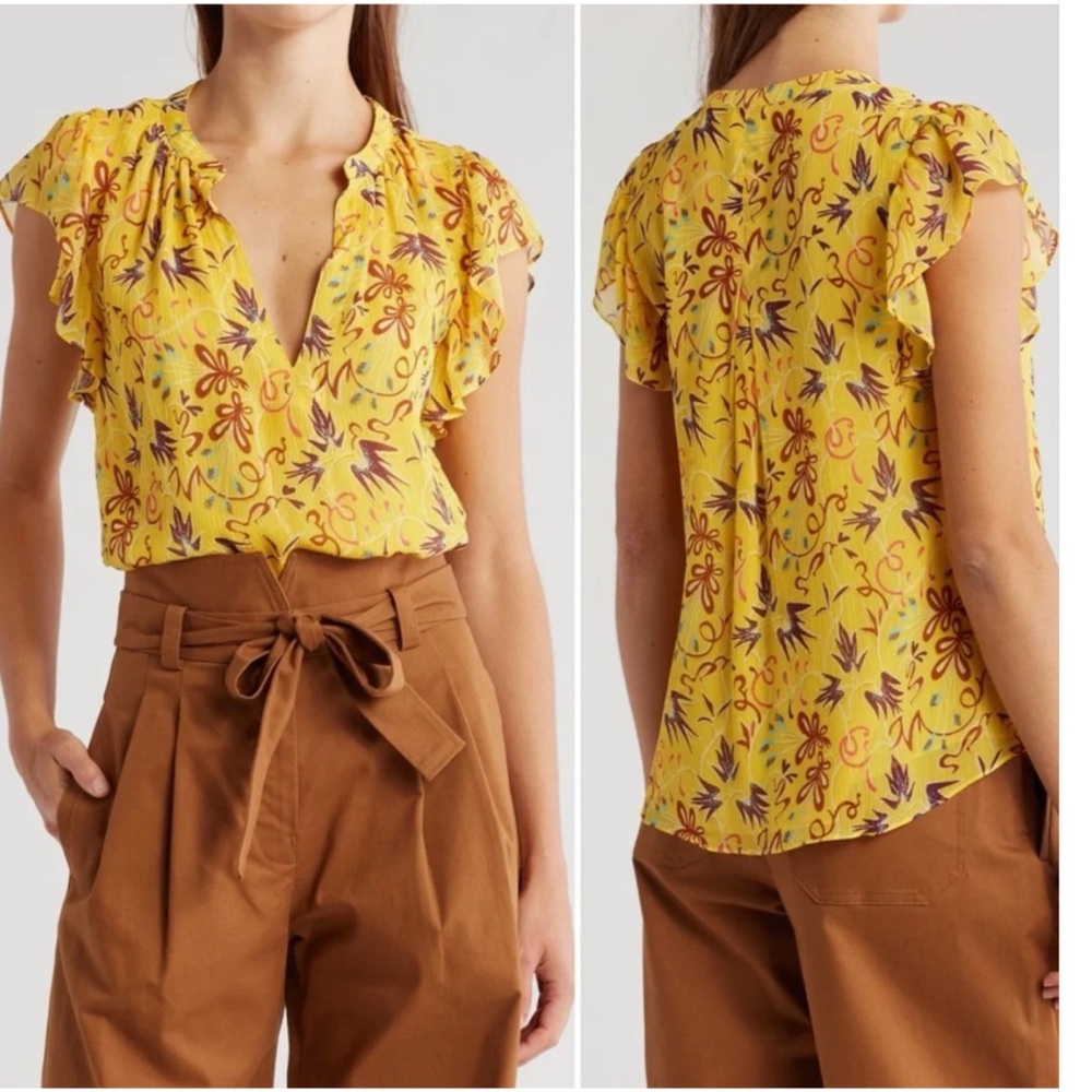A.L.C. 100% silk top. - Picture 2 of 10